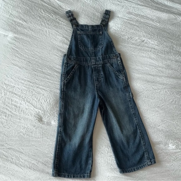 Kids Wrangler Denim Overalls - Picture 2 of 6